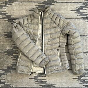 Grey Eddie Bauer Puffer Jacket Size XS